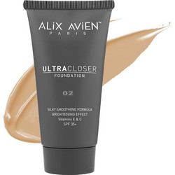 Alix Avien Paris Ultracloser 02 Liquid Foundation SPF35