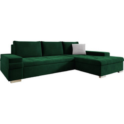 PoliHome Bangkok Mini Premium Γωνιακός Καναπές Κυπαρισσί 274x182x83cm 163062359