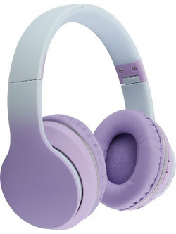 HZ-BT611 Ασύρματα Bluetooth Ακουστικά On Ear με Noise Cancelling Τιρκουάζ Μωβ
