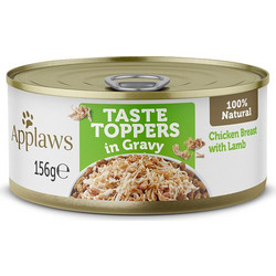Applaws Taste Toppers Adult with Chicken Breast & Lamb in Gravy 156gr