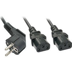 Lindy 30048 Καλώδιο Τροφοδοσίας Schuko to IEC C13 2m