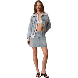 Calvin Klein Μίνι Φούστα Τζιν Μπλε LV047G727G