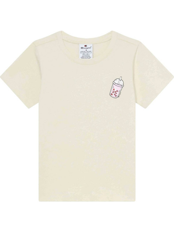 Champion Παιδικό T-Shirt Κοντομάνικο Μπεζ 405224-WW056