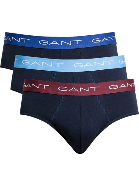 Gant Ανδρικά Σλιπ Βαμβακερά Navy Μπλε 3Pack 3GU902033602-410