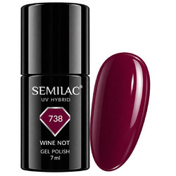 Semilac 738 Cherry Choco Ημιμόνιμο Βερνίκι Νυχιών 7ml