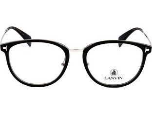 Lanvin LNV623SA 001 Ανδρικός Σκελετός Γυαλιών Οράσεως Μεταλλικός Ασημί Μαύρος
