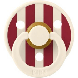 BIBS Studio Colour Πιπίλα Καουτσούκ 0-6m Ivory Ruby