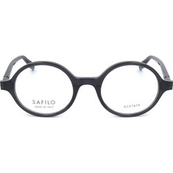 Safilo BURATTO 01 KB7 Ανδρικός Σκελετός Γυαλιών Οράσεως Κοκάλινος Μαύρος