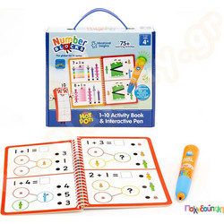 Learning Resources Hot Dots Numberblocks Αριθμοκυβάκια 1-10 Βιβλίο Δραστηριοτήτων & Διαδραστικό Στυλό
