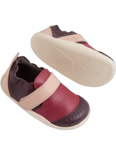 Bobux Βρεφικά Slip Ons Αγκαλιάς Μπορντό Καφέ 501064