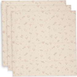 Jollein Woolly Πάνες Αγκαλιάς Μπεζ 70x70cm 3τμχ 535-851-68199