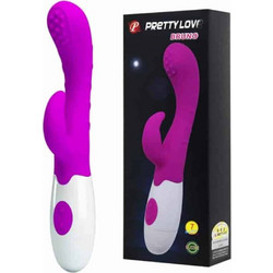 Pretty Love Bruno Δονητής Rabbit 20cm Ροζ