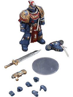 JOY TOY Warhammer 40,000: Space Marine 2 Ultramarines Relic Primus Armour Action Figure 13cm
