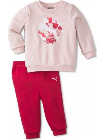 Puma Βρεφικό Σετ Φόρμας για Κορίτσι Χειμωνιάτικο Ροζ Φούξια 589370-36