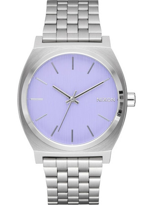 Nixon Time Teller Ανδρικό Ρολόι με Ασημί Μεταλλικό Μπρασελέ A045-5387-00