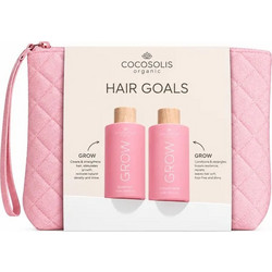 Cocosolis Σετ Περιποίησης Μαλλιών Σαμπουάν 250ml + Conditioner 200ml + Νεσεσέρ