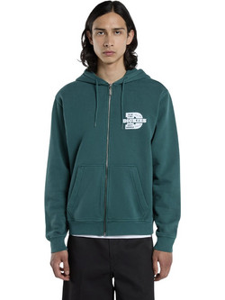 Dickies Ανδρική Ζακέτα Φούτερ με Κουκούλα και Φερμουάρ Πετρόλ DK0A8DN5B42