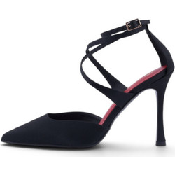 Envie Shoes Γόβες με Λεπτό Ψηλό Τακούνι & Λουράκι Μαύρες E02-24717