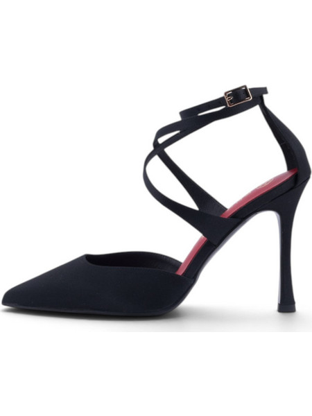 Envie Shoes Γόβες με Λεπτό Ψηλό Τακούνι & Λουράκι Μαύρες E02-24717