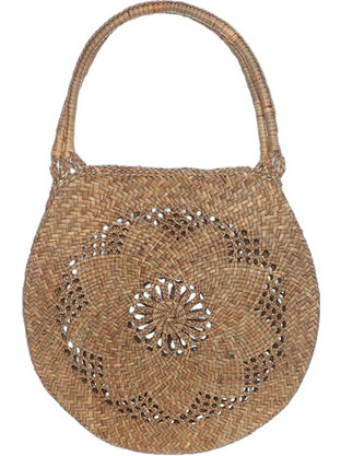 Bartuggi Γυναικεία Τσάντα Χειρός Ψάθινη Μπεζ 012-924-BEIGE