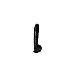 Toyz4lovers Italian Cock Golia Ρεαλιστικό Dildo με Βεντούζα & Όρχεις 42cm Μαύρο
