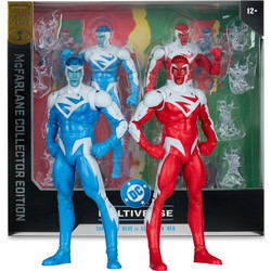 McFarlane DC Multiverse Gold Label 2-Pack Superman Blue Vs Superman Red 18cm