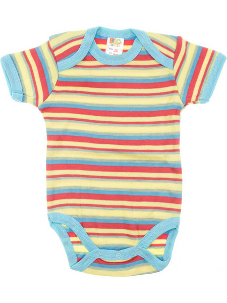 Biyo Kids Φορμάκι Κοντομάνικo για Αγόρι Κίτρινο Γαλάζιο 33991