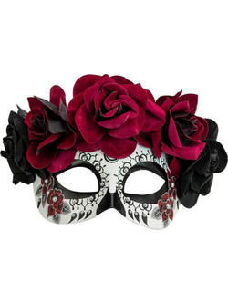 Μάσκα Dia De Los Muertos με Τριαντάφυλλα 705241