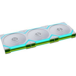 Lian Li Uni Fan SL-INF Flex Reverse Case Fan 120mm ARGB με Σύνδεση 3-Pin 4-Pin PWM 3τμχ White