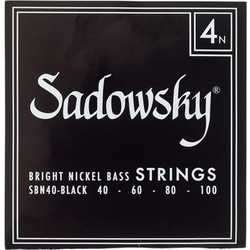 Sadowsky Black Label Σετ 4 Χορδές Ηλεκτρικού Μπάσου Pure Nickel 40-100"