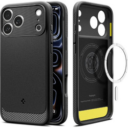 Spigen Rugged Armor Magsafe Back Cover Matte Black (iPhone 18 Pro Max / 17 Pro Max)