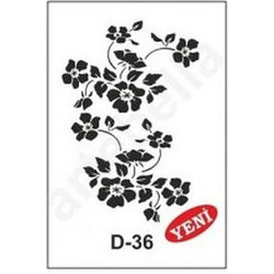 Artebella Στένσιλ Σχέδια Λουλούδια 20x30cm D-36