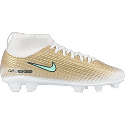 Nike Jr. Mercurial Superfly 11 Club FG IU1794-701 Παιδικά Ποδοσφαιρικά Παπούτσια με Τάπες και Καλτσάκι Χρυσά Λευκά