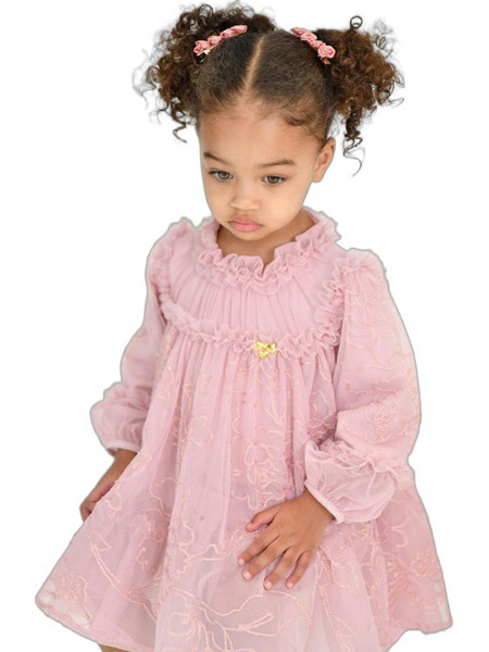 Angel's Face Nadiya Baby Παιδικό Φόρεμα με Τούλι Vintage Rose