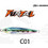 Kali Kunnan X-Way Funtail Τεχνητό Δόλωμα Πλάνος 6cm 30gr C01