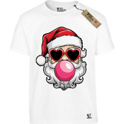 Takeposition Santa Claus Cool Gum Παιδικό T-Shirt Κοντομάνικο Λευκό 806-3044