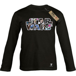 Takeposition Star Wars Retro Logo Παιδικό T-Shirt Μακρυμάνικο Μαύρο 214-814-4765