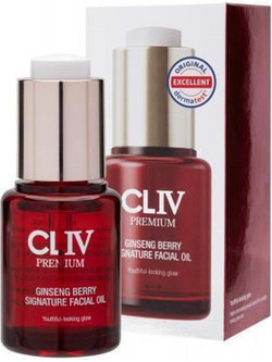 Cliv Premium Ginseng Berry Signature Ενυδατικό Λάδι Προσώπου 20ml