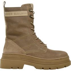 Boxer Γυναικεία Αρβυλάκια Suede Ταμπά με Χοντρό Χαμηλό Τακούνι 6VD0040201-3800