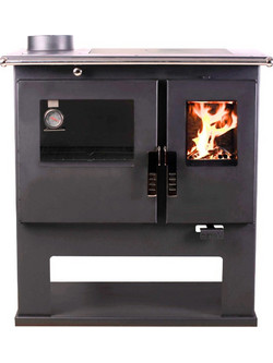 Verso CS Left Ξυλόσομπα με Φούρνο 7.7kW