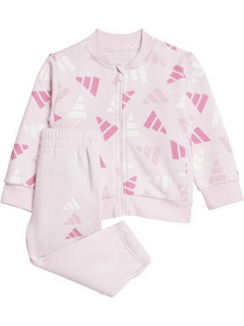 Adidas Βρεφικό Σετ Φόρμας για Κορίτσι Χειμωνιάτικο Ροζ JC7709