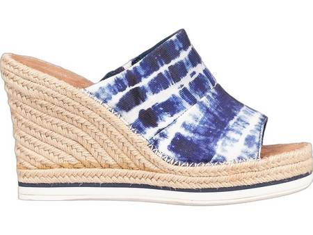Toms Καλοκαιρινές Γυναικείες Πλατφόρμες Ψηλές Μπλε 10017896