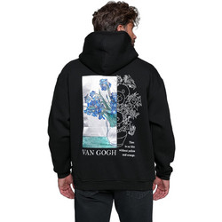 Ben Tailor Van Gogh Flower Ανδρικό Φούτερ Μαύρο