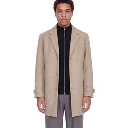 Jack & Jones Ανδρικό Παλτό Μακρύ Μπεζ 12298923