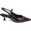 Gioseppo Γόβες Slingback Λουστρίνι με Λεπτό Χαμηλό Τακούνι Μπορντό 76190