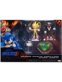 Jakks Pacific Sonic 3 Σετ Φιγούρες Δράσης για 7+ Ετών 6cm