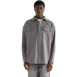 Wrangler Ανδρικό Πουκάμισο Καρό Overshirt Μαύρο 112387000
