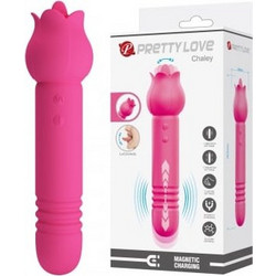 Pretty Love Chaley Dual-End Κλειτοριδικός Δονητής 16.2cm Ροζ