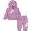 Nike Παιδικό Σετ Φόρμας Λιλά Ροζ 36L135-AAH