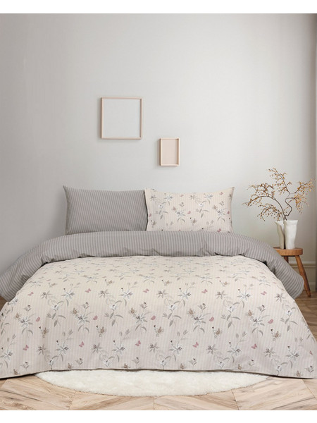 Kocoon Σετ Σεντόνια Υπέρδιπλα Βαμβακερά 240x270 Victoria Beige